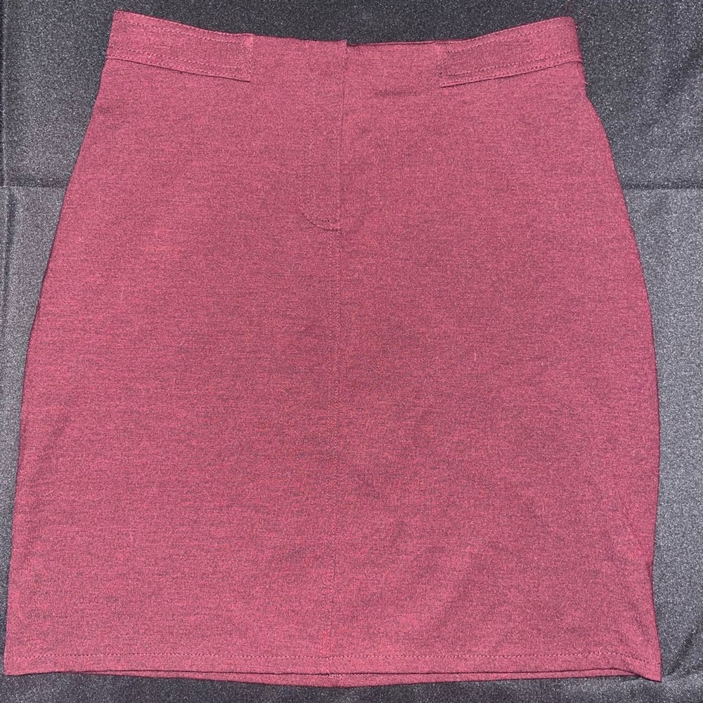 Burgundy Skirt